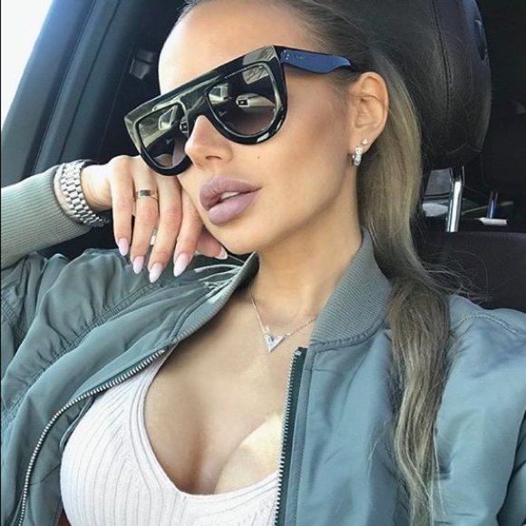 Fashion Black Sunglasses - Picture 3 of 7